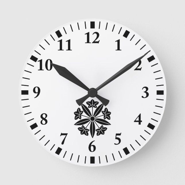 Relógio Redondo Roda Gentiana (Frente)