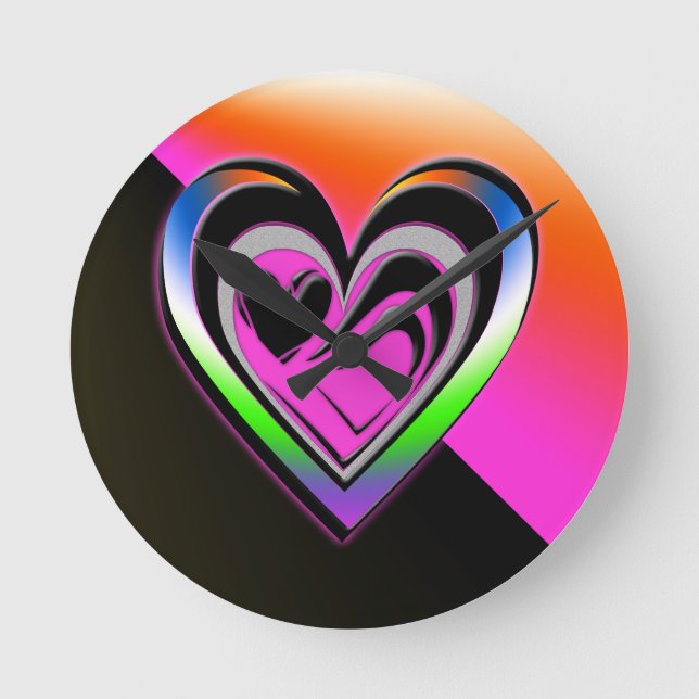 Relógio Redondo Romance (Frente)