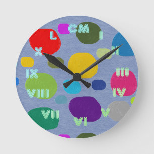 RELÓGIO REDONDO ROMANOS NUMEROS RELJO
