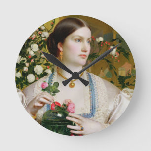 Relógio Redondo Rosa da benevolência, 1866 (óleo no painel)