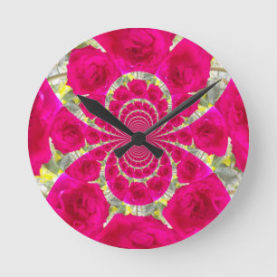 Relógio Redondo Rosas vermelhas lindas.jpg