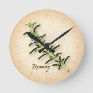 Relógio Redondo Rosemary Herb