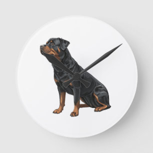 Relógio Redondo Rottweiler