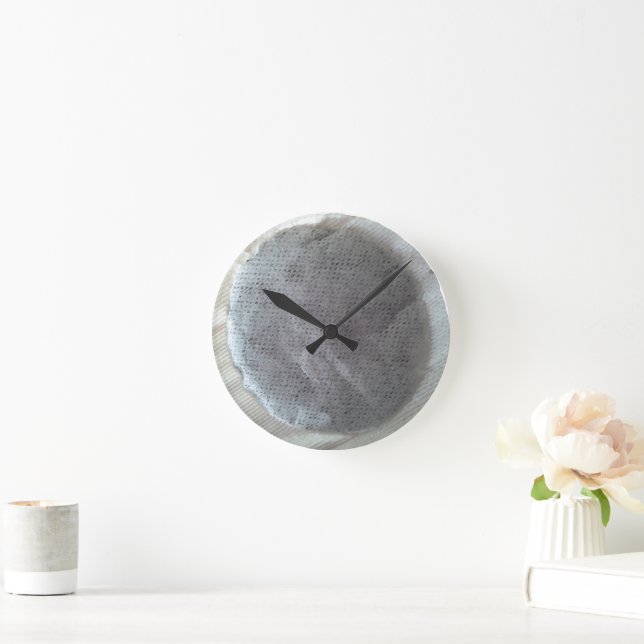 Relógio Redondo Round English Tea Bag Wall Clock (Lar)