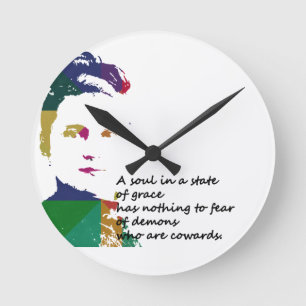 Relógio Redondo Rua. Therese of Lisieux