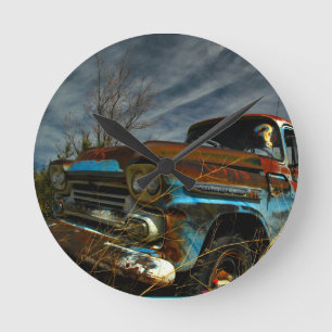 Relógio Redondo Rusted Apache