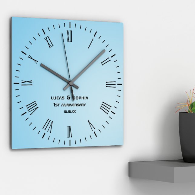 Relógio Redondo Rustic Paper 1rua Casando Aniversário de Muro (Criador carregado)