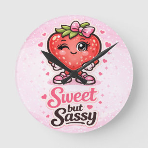 Relógio Redondo Sabor Frutado - Doce e Sassy - Apaixonados por Com