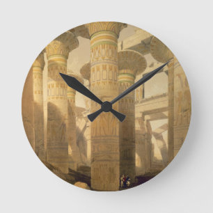 Relógio Redondo Salão das colunas, Karnak, de "Egipto e de Nubia"