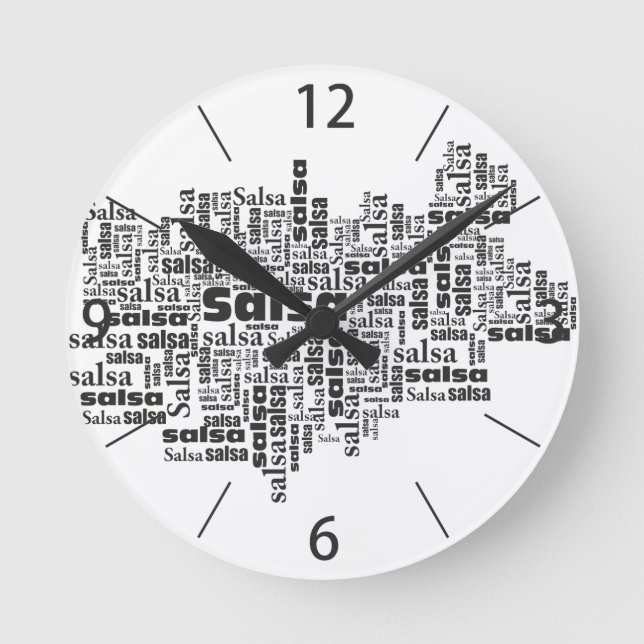 Relógio Redondo Salsa (Frente)