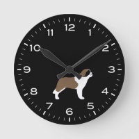Santo Bernard Dog Breed Clock
