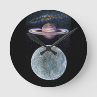 Saturno e Encélado
