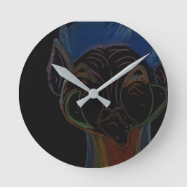Relógio Redondo Sci-fi Hybrid Round Wall Clock