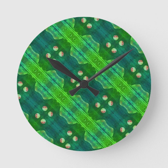 Relógio Redondo Sci-Fi - mundos do planeta alienígena fantasia     (Frente)