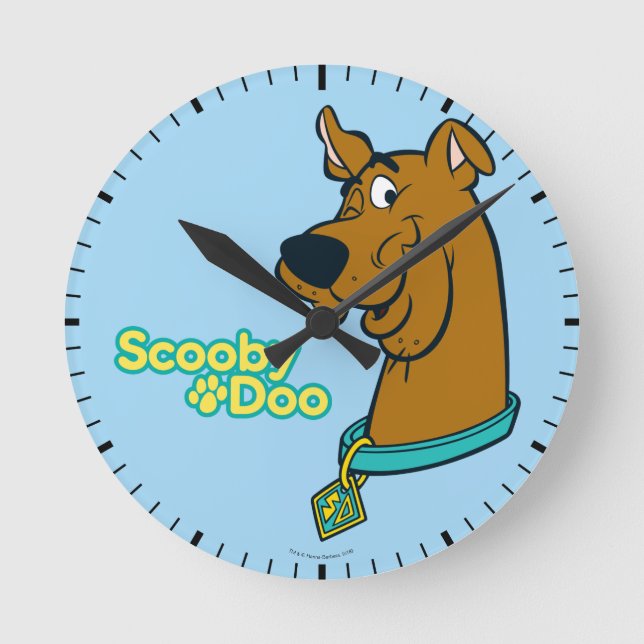 Relógio Redondo Scooby-Doo Winking (Frente)