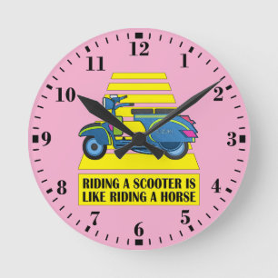 Relógio Redondo Scooter