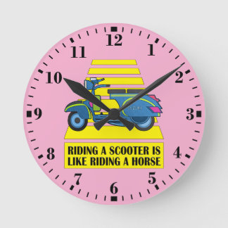 Relógio Redondo Scooter