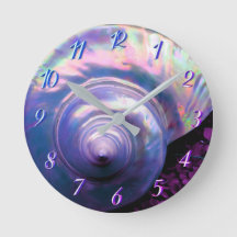 Seashell tropical opal mãe de pérola parece roxa