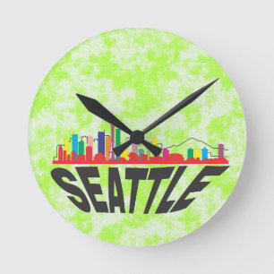 Relógio Redondo Seattle