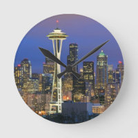 Seattle visto do parque do Kerry na rainha Anne