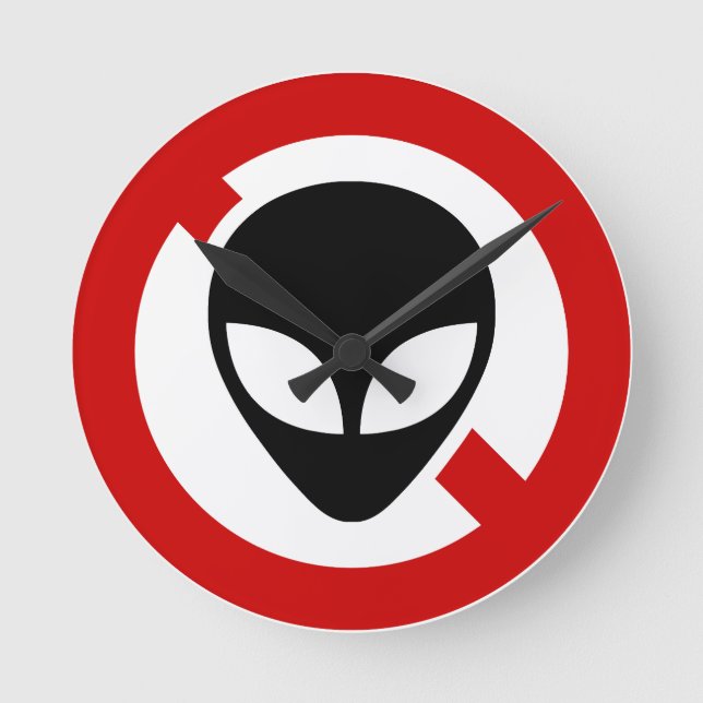 RELÓGIO REDONDO SEM ALIENS (Frente)