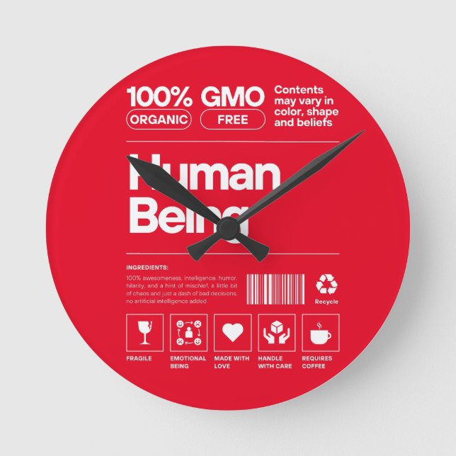 Relógio Redondo ser humano (Frente)