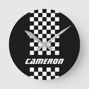 Relógio Redondo Seu nome Cores Totalmente Personalizadas - Faixa V