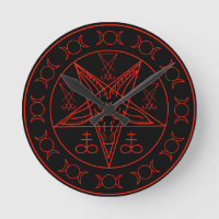 Sigil da lua tripla de Baphomet e sigil do lucifer