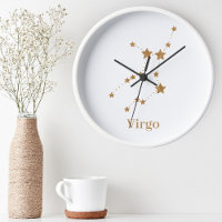Símbolo Zodiano Moderno Dourado Virgo | Elemento T