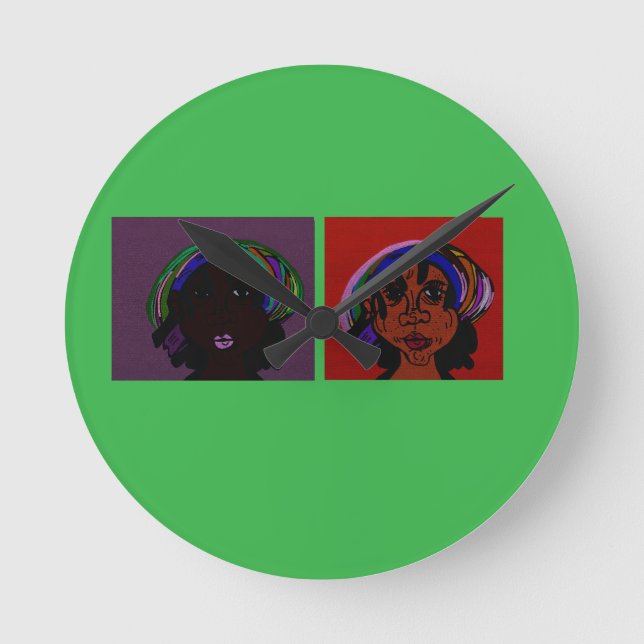 Relógio Redondo Sisters (Frente)