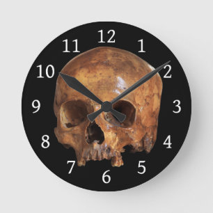 Relógio Redondo Skull Halloween