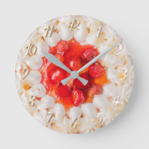 Sobremesa de pré-bolo de morango