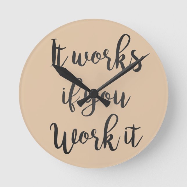 Relógio Redondo Sobriety 12 step recovery cita a sobrenaturação li (Frente)