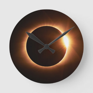 Relógio Redondo Solar Eclipse Acrylic Clock