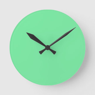 Relógio Redondo Solid Bright Lime Green Wall Clock