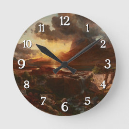 Relógio Redondo Sonnenuntergang am Hintersee em Berchtesgaden