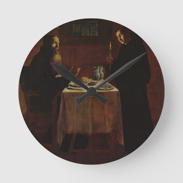 Relógio Redondo St. Benedict Blessing St. Maur (Frente)