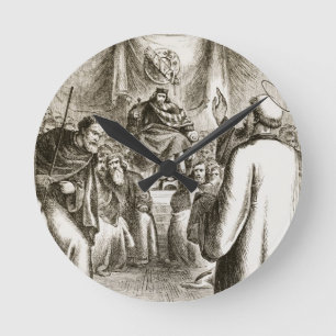 Relógio Redondo St Patrick que preaching em Tara, 'do Trias Thu