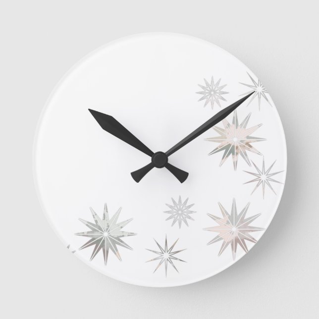 Relógio Redondo Starburst (Frente)