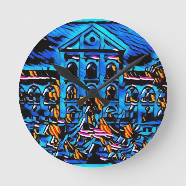 Relógio Redondo Staro Zdanje, Arandjelovac, Sérvia (Frente)