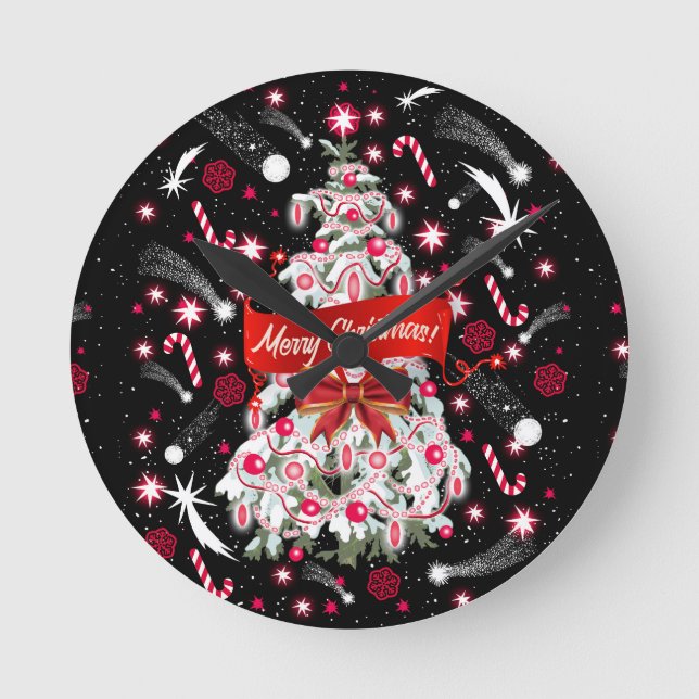 Relógio Redondo Starry Night (Frente)