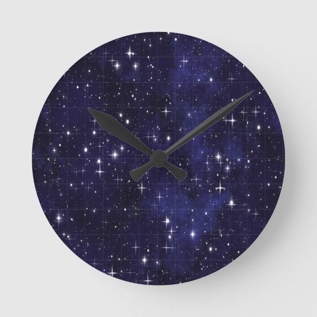 Relógio Redondo Starry Night (Frente)