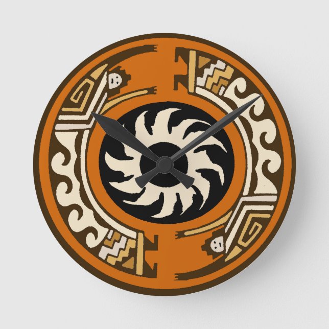 Relógio Redondo Sul do Rainbow Del Sol (Frente)