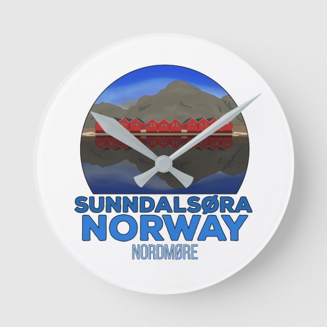 Relógio Redondo Sunndalsøra Nordmøre Noruega (Frente)