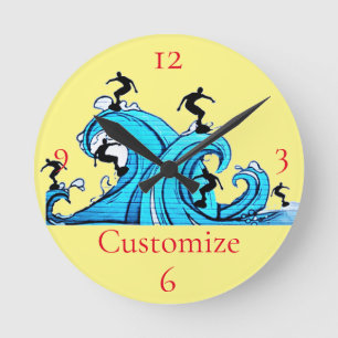 Relógio Redondo Surge em todos os lugares Thunder_Cove