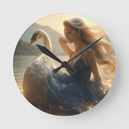 RELÓGIO REDONDO SWAN LAKE - BALLET & DANCE - 