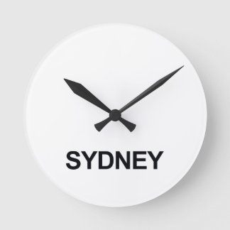 RELÓGIO REDONDO SYDNEY WORLDWIMEZONE CLOCK SET
