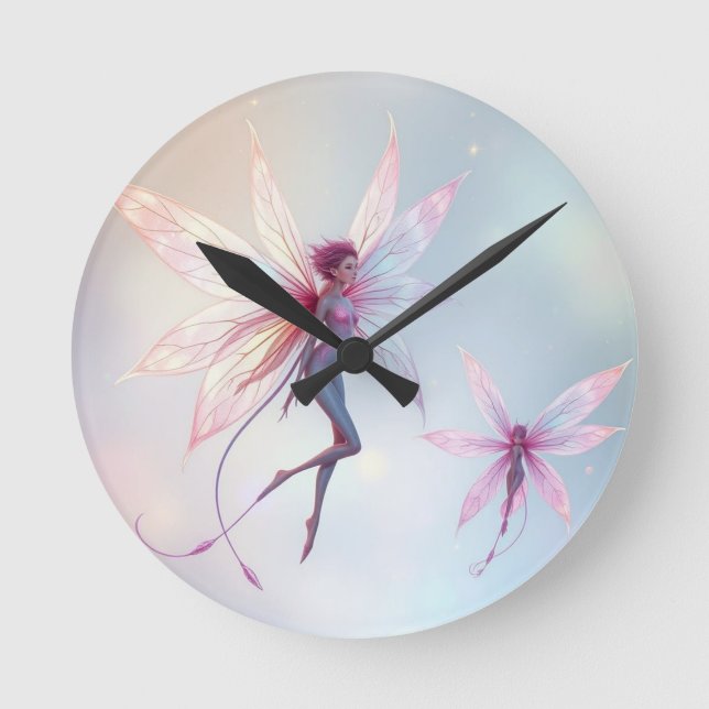Relógio Redondo „Tanz der Lichtfeen“ (Frente)