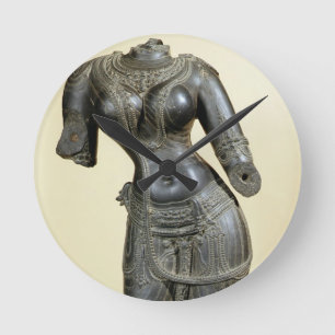 Relógio Redondo Tara, Nalanda, Bihar, dinastia de Pala (pedra)