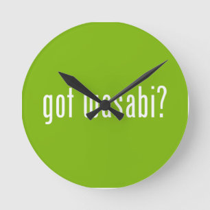 Relógio Redondo tem wasabi?